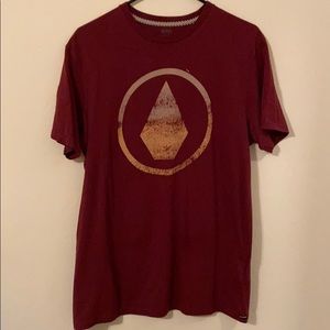 Large Red/Maroon Volcom T-Shirt